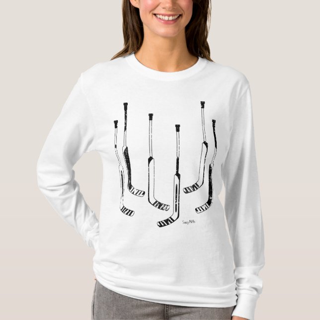 Camiseta Goalie Sticks Hockey (Frente)