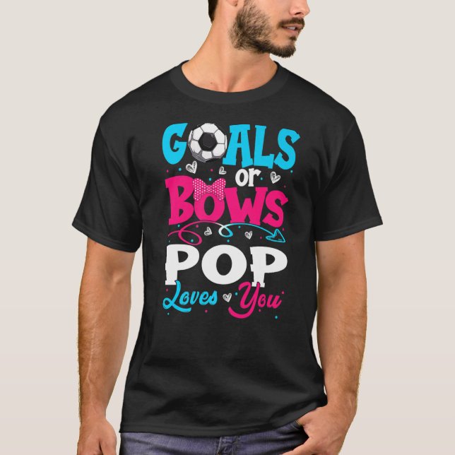 Camiseta Goals Or Bow Keeper Of Gender Pop Loves You Reveal (Frente)