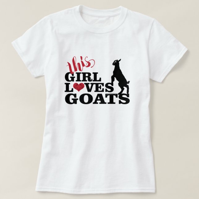 Camiseta GOAT AMVE | This Girl Lovats Bebê Toggenburg (Frente do Design)