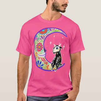 Camiseta Goat Dia de Los Muertos Skeleton Sugar Skull T-Shi