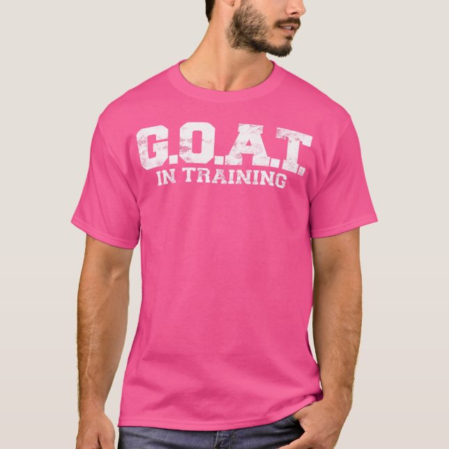 Camiseta GOAT Em Treinamento Maior De Todos Os Tempos De Ga (Frente)