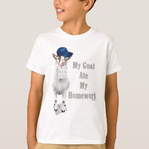 Camiseta Goat Engraçado Comeu Minha Casa
