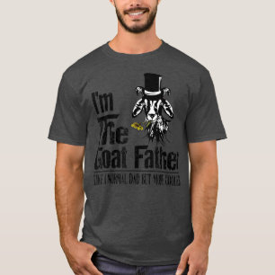 Camiseta Goat Farmer Goat Padre Pai Fazenda Funn