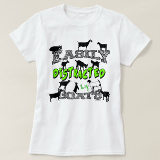 Camiseta GOAT HUMOR | Cute facilmente distraído por cabras