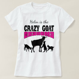 Camiseta GOAT Lover | Avó de cabra louca personalizada