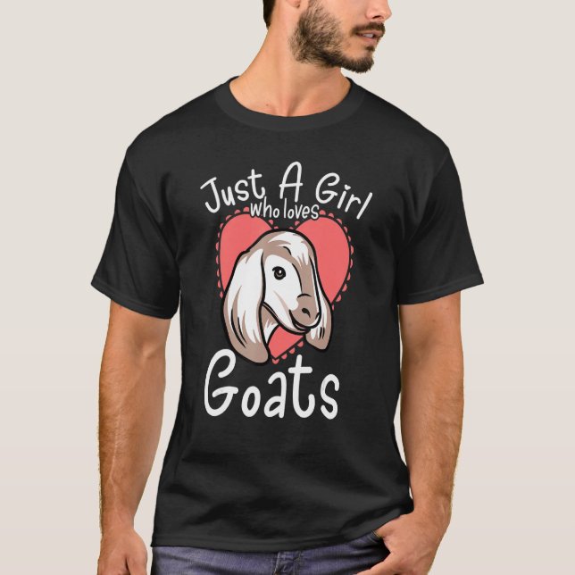 Camiseta Goat Lover, Chá De Cabra-Raiana, Farmador (Frente)