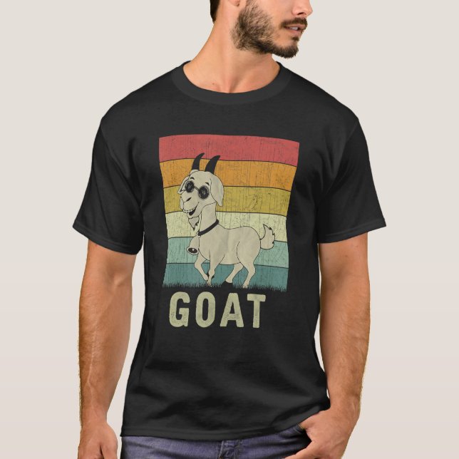 Camiseta Goat  Men Women Goat Retro (Frente)