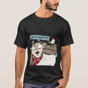 Camiseta Goat, não se preocupe, vou a este animal da Fazend