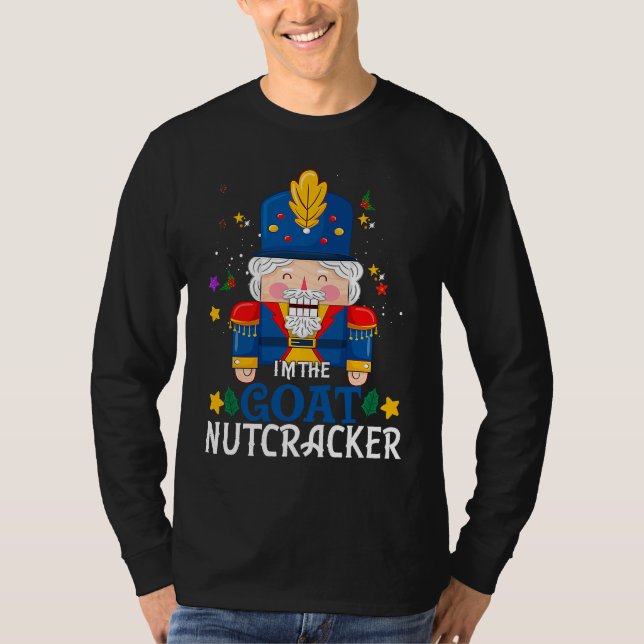 Camiseta Goat Nutcracker Matching Family Group Christmas Pa (Frente)