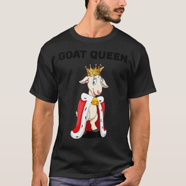 Camiseta Goat Queen Girls Goat Womens Goat (Frente)