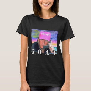 Camiseta Goat Republican Trump 2024 Engraçado