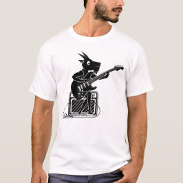 Camiseta Goat tocando violão elétrico