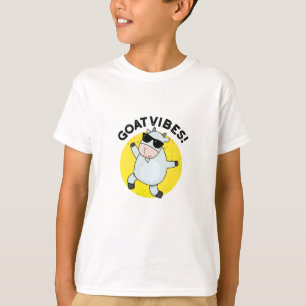 Camiseta Goat Vibes Funny Good Vibes Animal Pun