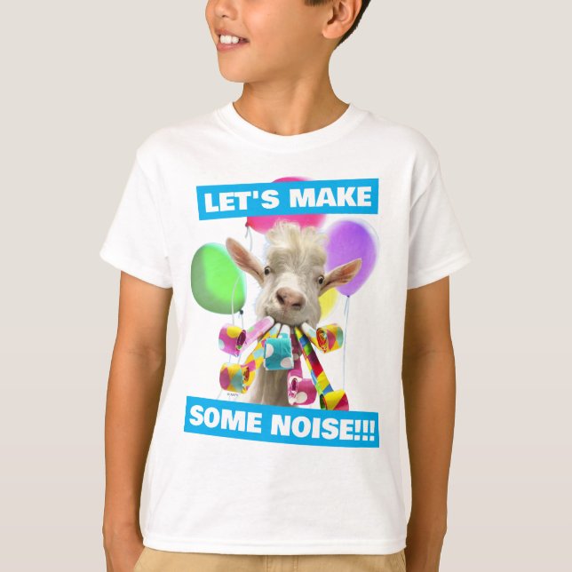 Camiseta Goat with Party Blowers (Frente)