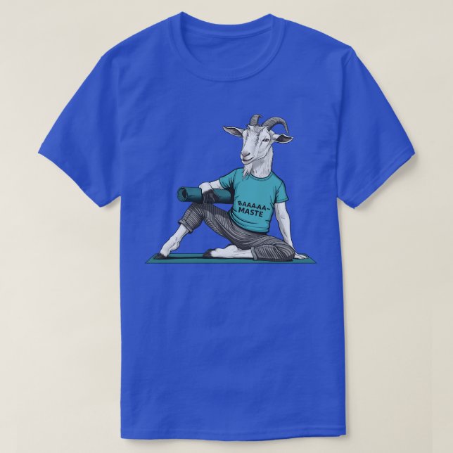 Camiseta Goat Yoga Squad Funny Baa Maste Cute Goat Yoga 1 (Frente do Design)