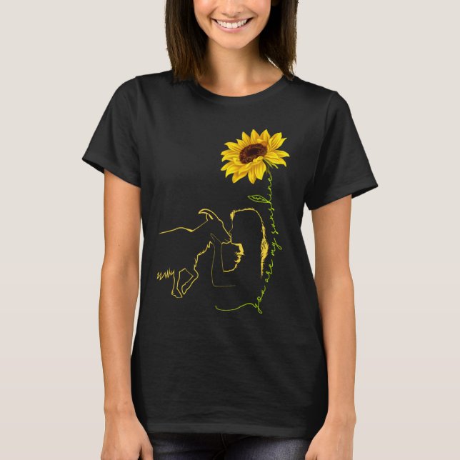 Camiseta Goat  You Are My Sunshine Best Idea for Goat mom (Frente)
