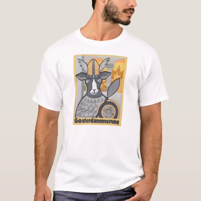 Camiseta Goaterdammerung:  Crepúsculo das cabras (Frente)