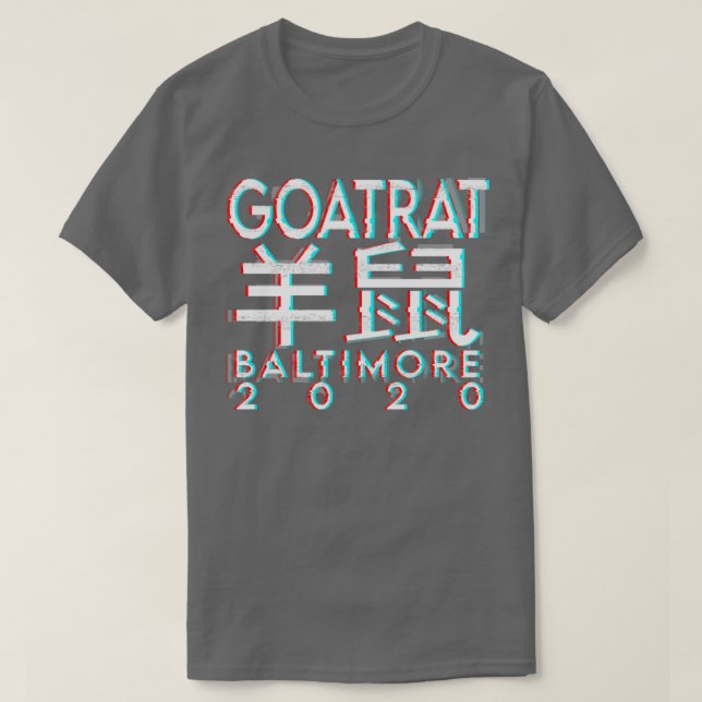 Camiseta Goatrat Baltimore 2020 (Frente do Design)