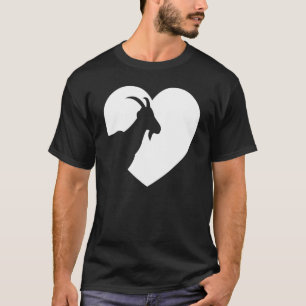 Camiseta Goats Lover Men Meninas Mamãe Senhora Engraçada El