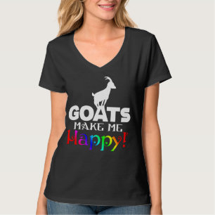 Camiseta GOATS me fazem feliz