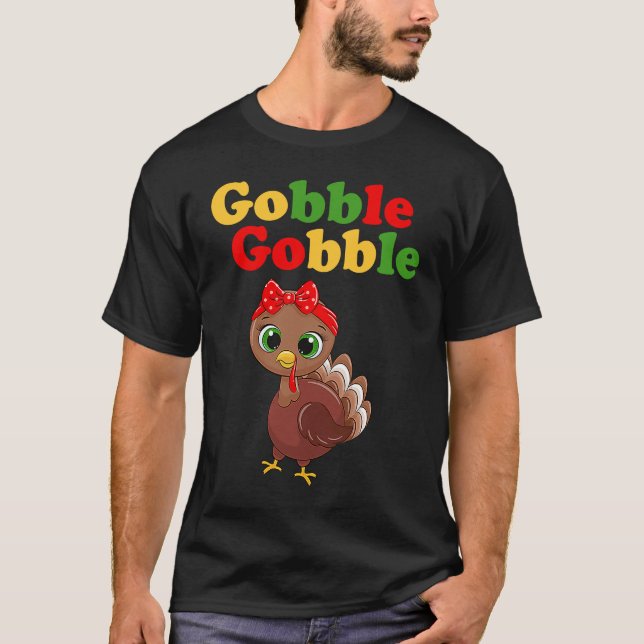 Camiseta Gobble Funny Thanksgiving Day Apparel For Men Wome (Frente)