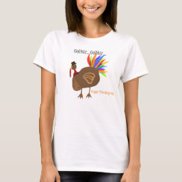 Camiseta Gobble Gobble da Turquia de Ação de Graças