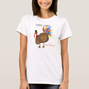 Camiseta Gobble Gobble da Turquia de Ação de Graças
