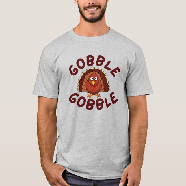 Camiseta Gobble Gobble Thanksgiving T-Shirt (Frente)