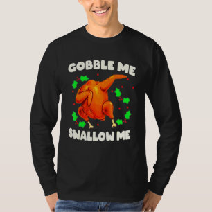 Camiseta Gobble Me Engole Na Ação De Graças Da Turquia