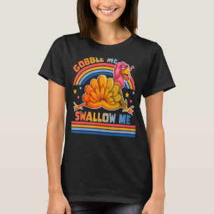 Camiseta Gobble Me Engole Na Ação De Graças Da Turquia