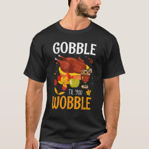 Camiseta Gobble Til You Wobble Baby Outfit Toddler Obrigado