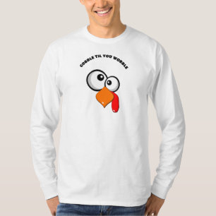 Camiseta Gobble Til You Wobble Crazy Eyed Turkey T-Shirt