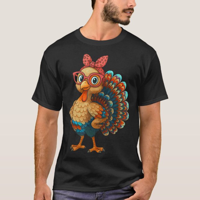 Camiseta Gobble Turkey Day Happy Thanksgiving For Toddlers  (Frente)
