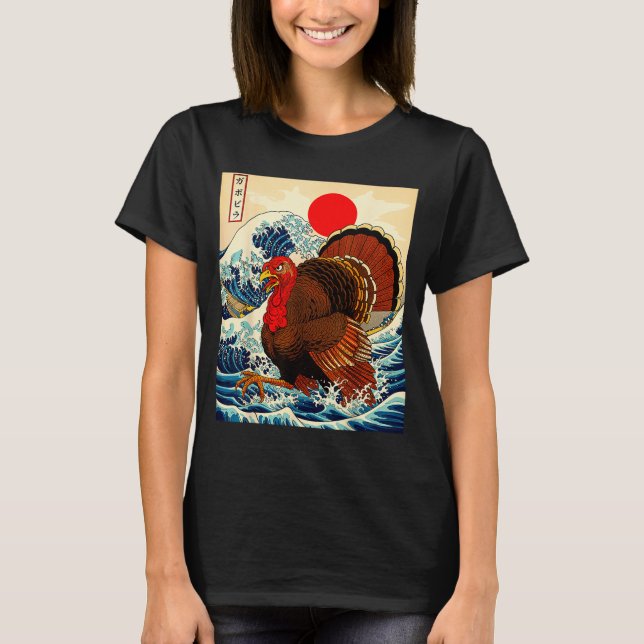 Camiseta Gobblezilla Turkey Funny Thanksgiving For Men Wome (Frente)