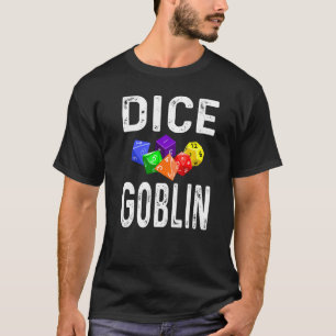 Camiseta Goblin de Dados Jogador de Jogo de Dados Rpg 6 Da
