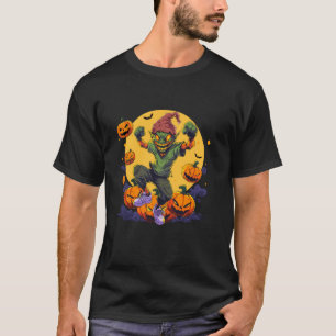 Camiseta Goblin Ghoul Demon Monster Creepy Jack o Lanterna 