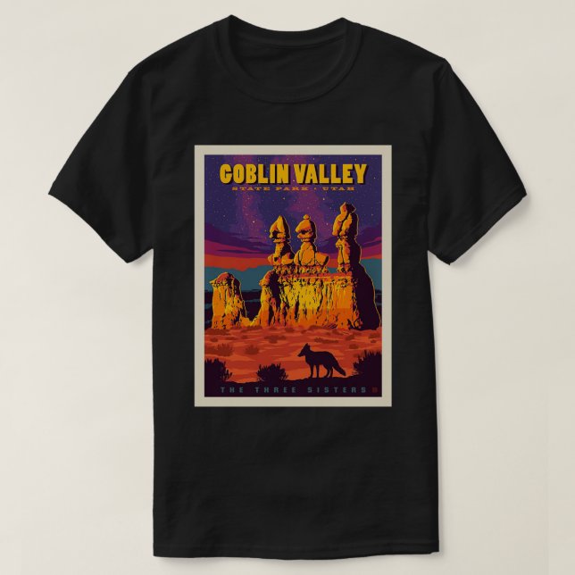 Camiseta Goblin Valley State Park Utah (Frente do Design)