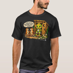 Camiseta Goblinantics ™ Desvio de Cão da Pradaria c/ Fusíve