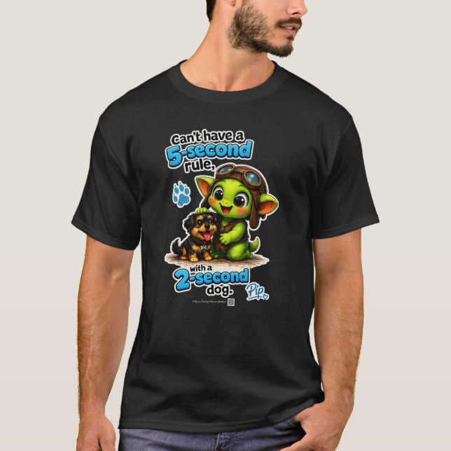 Camiseta Goblinantics™ Pip™ & O Cachorro de Dois Segundos - (Frente)