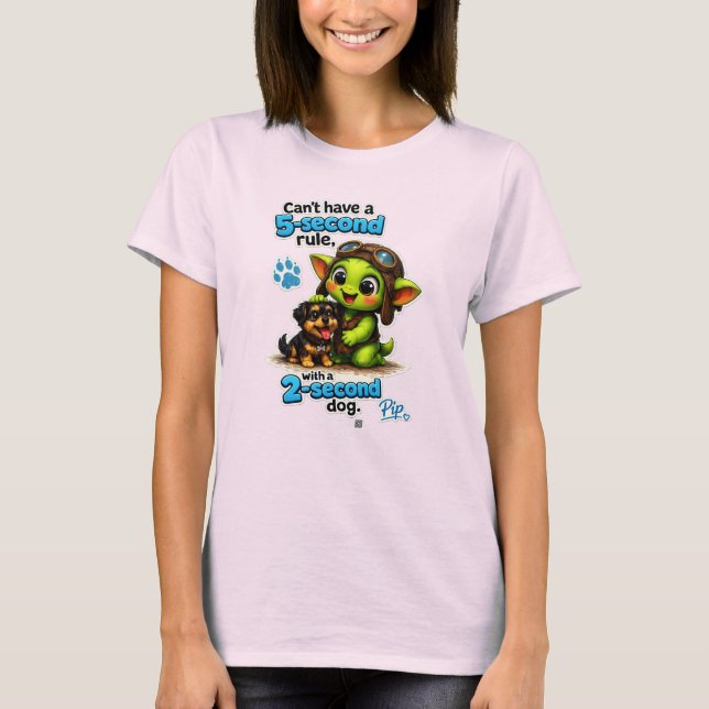 Camiseta Goblinantics™ Pip™ & O Cachorro de Dois Segundos - (Frente)