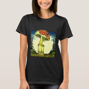Camiseta GoblinCore de Cogumelos Vintage