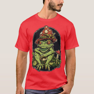 Camiseta Goblincore Sapo estético Mushroom Dark Academia 1