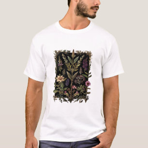 Camiseta Goblincore Victorian Witch Ervas Clássico