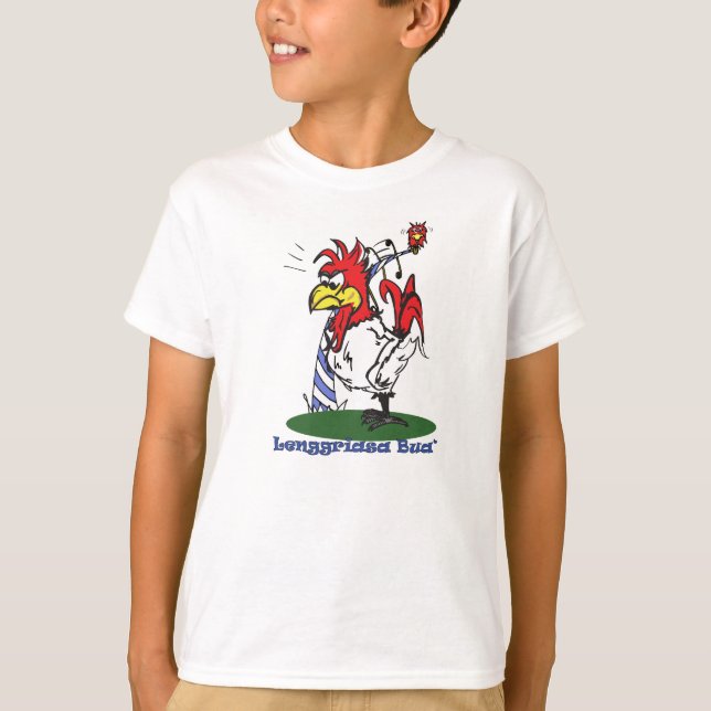 Camiseta Gockel bávara: Lenggriasa Bua' (Frente)