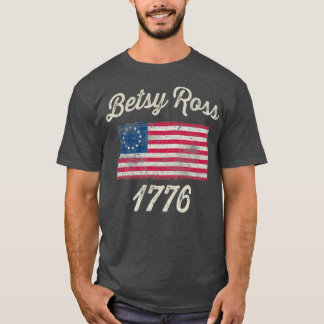 Camiseta God Bless America Betsy Ross Flag 1776 Vintage