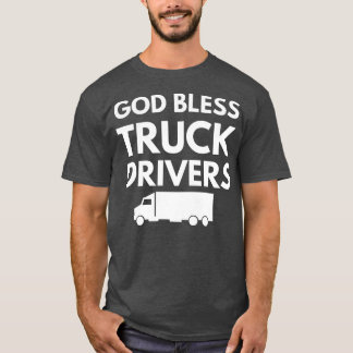 Camiseta God Bless Truck Drivers