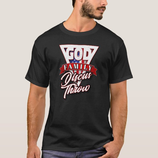 Camiseta God Family and Discus Throw (Frente)