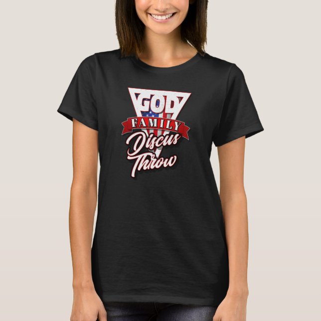 Camiseta God Family and Discus Throw (Frente)