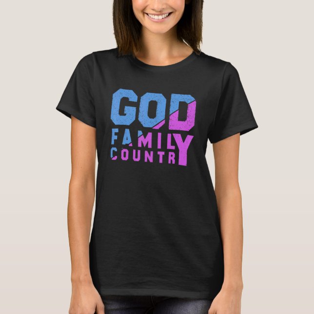 CAMISETA GOD FAMILY COUNTRY 1 (Frente)