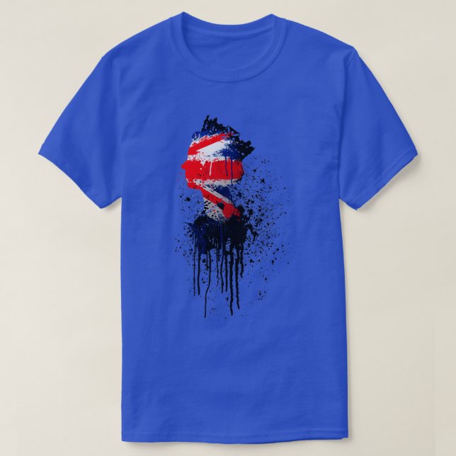 Camiseta God save the QUEEN  (Frente do Design)